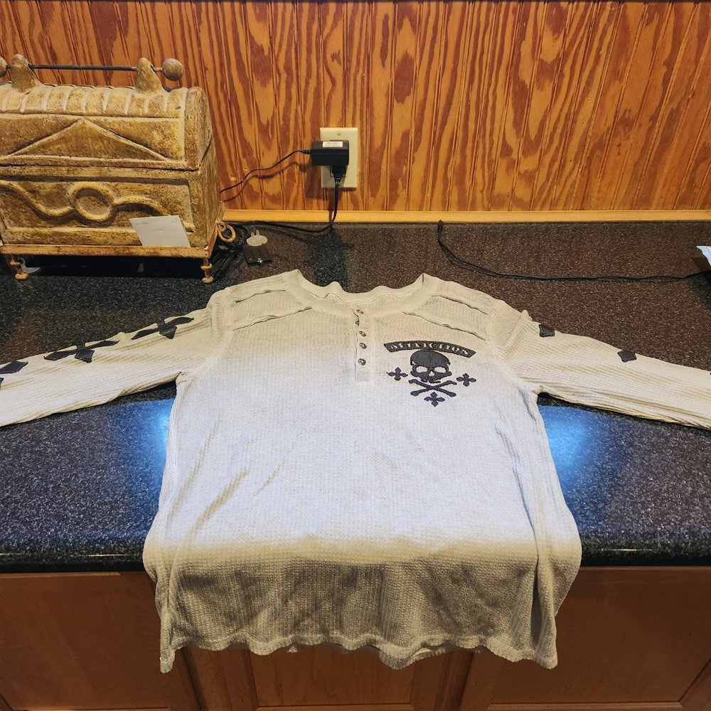 Vintage affliction thermal size medium - Picture 2 of 2